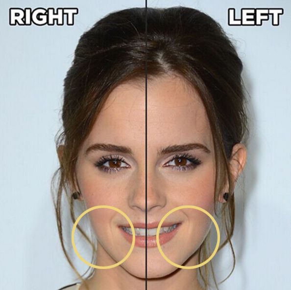 左脸和右脸不一样好看,左脸总比右脸好看