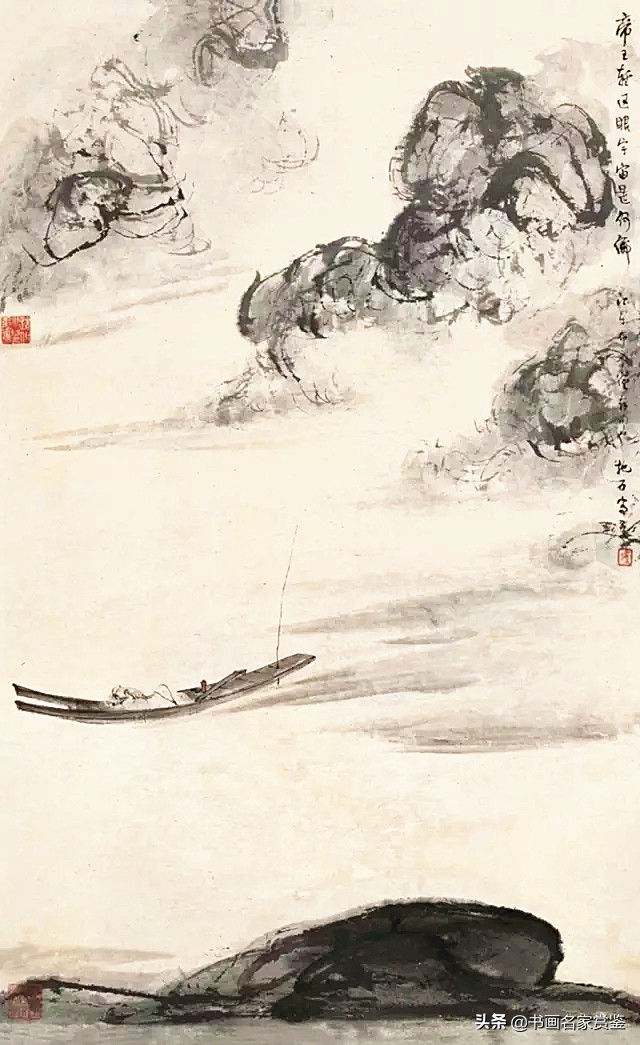 傅抱石大师作品图片,中国画坛巨擘