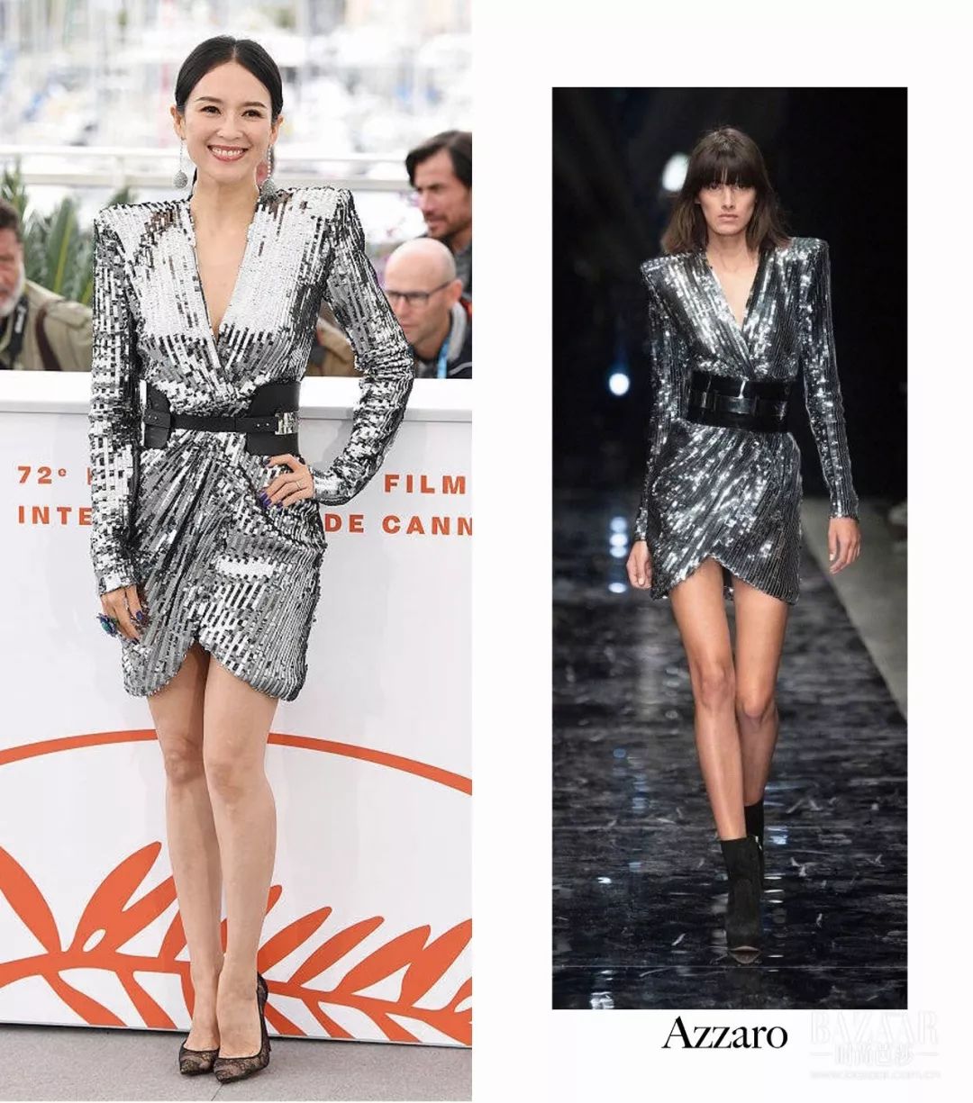 章子怡最惊艳的穿着,章子怡一个眼神霸气全开