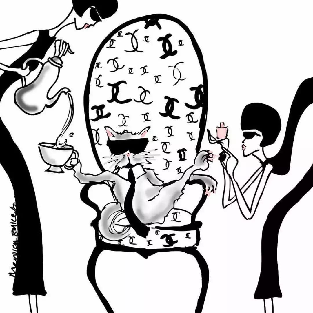 老佛爷去世，他那只年挣300万欧元的猫将继承他的遗产？！