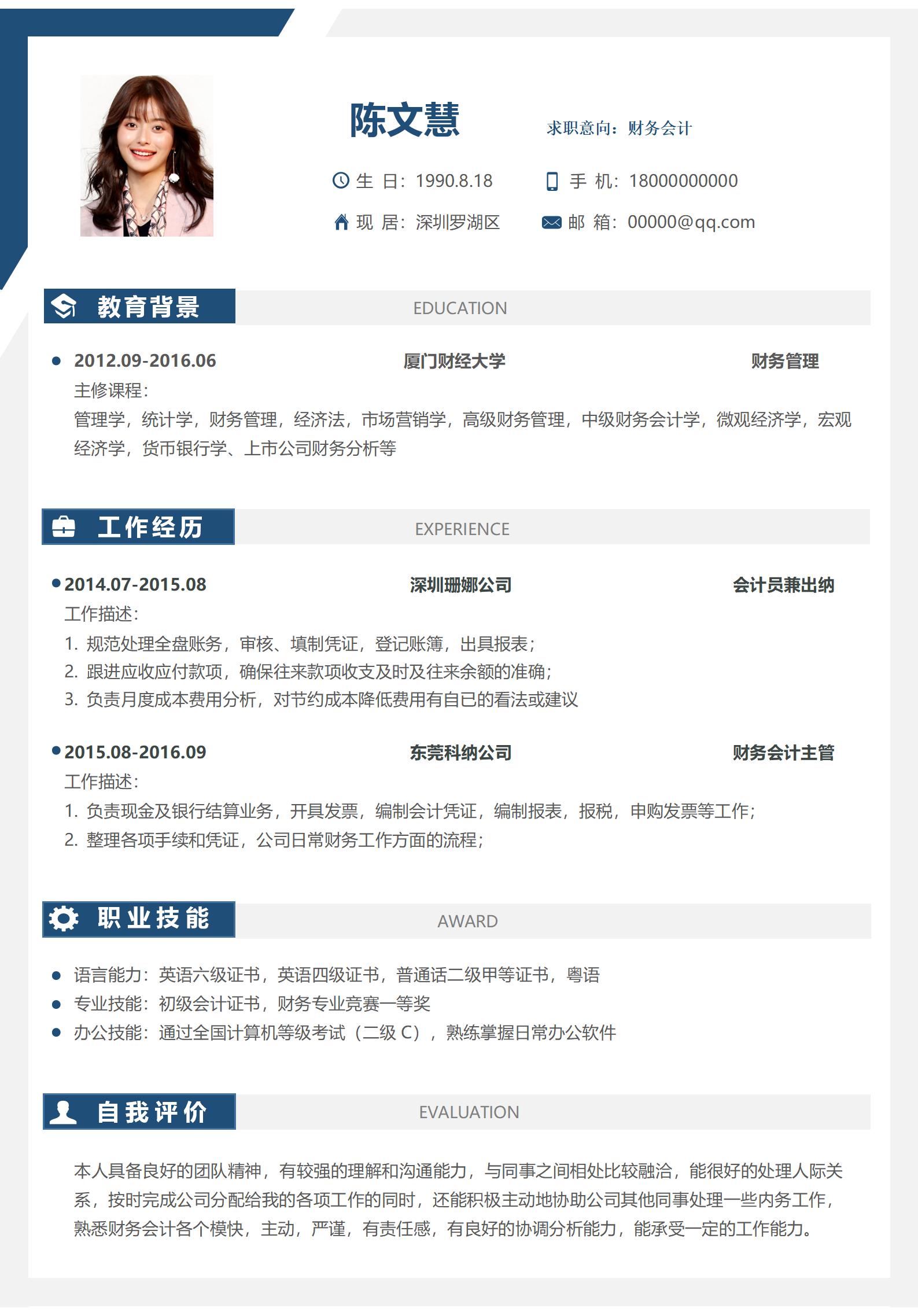 求职简历免费模板2021电子版,求职简历模板5页