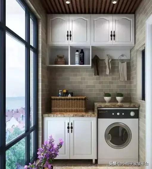 纠结洗衣机放哪?看看别人家的真实案例