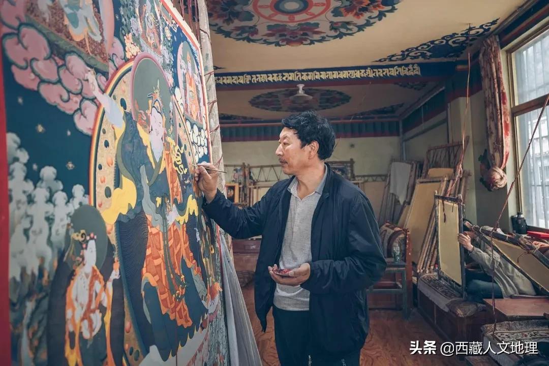 布达拉宫里最珍贵的唐卡,扎什伦布寺唐卡意义