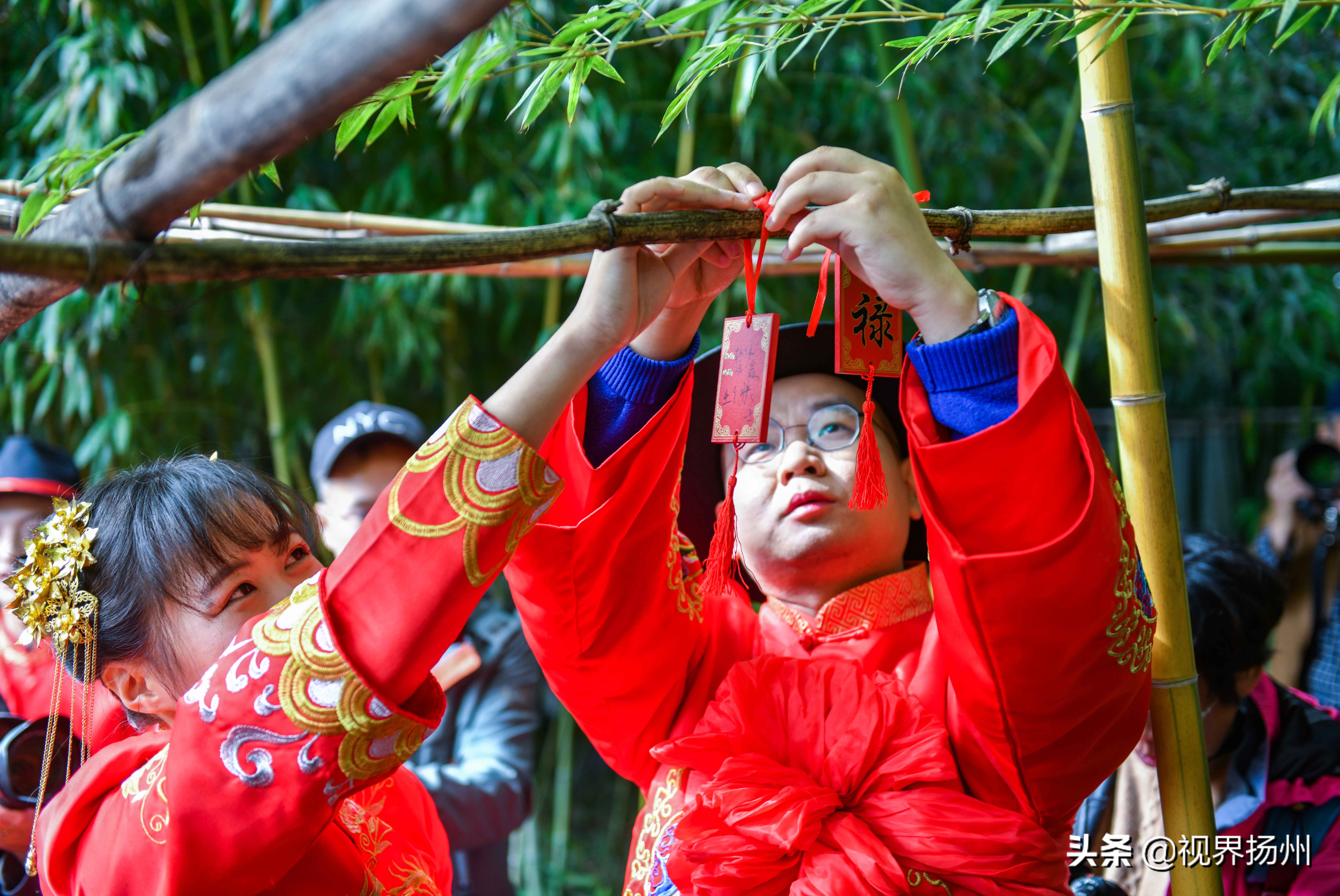 扬州个园盐商体验婚礼让你感受穿越