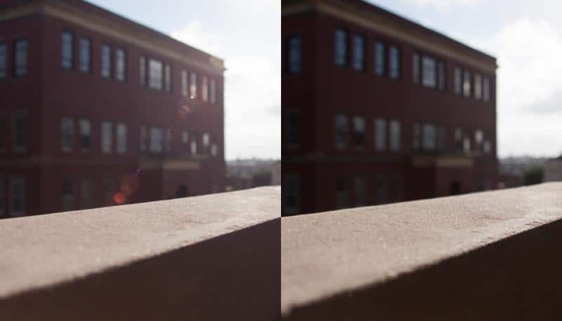 摄影遮光罩效果,遮光罩对拍摄有影响吗