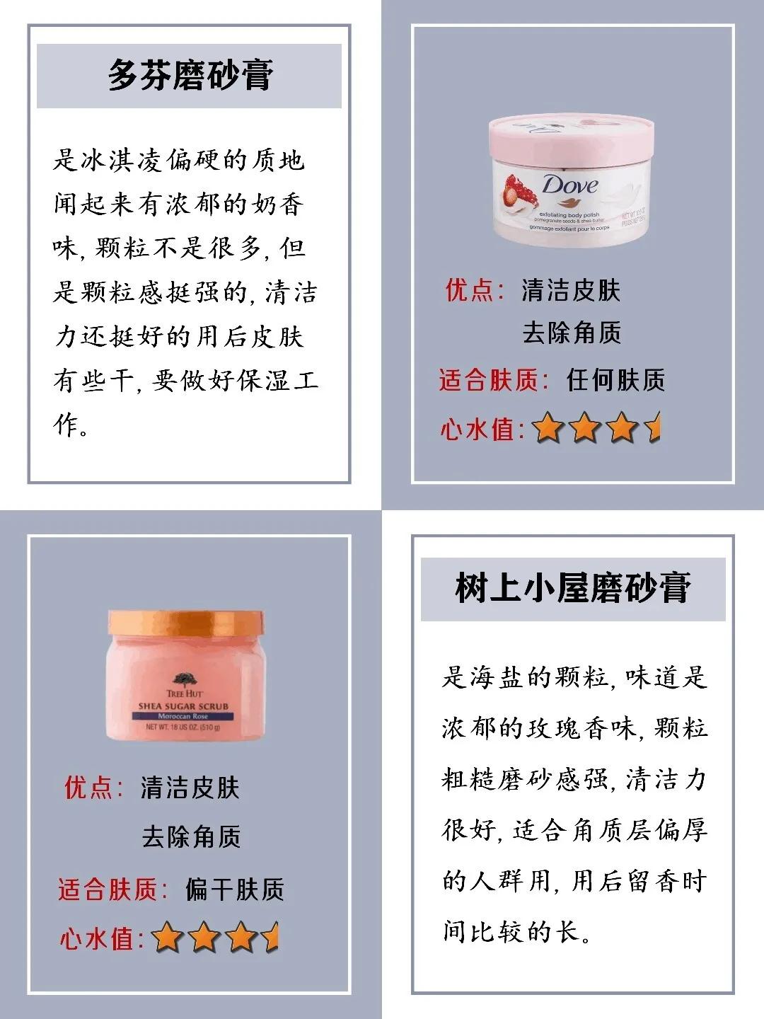 身体磨砂膏哪款好用美白效果好,身体磨砂膏美白保湿测评