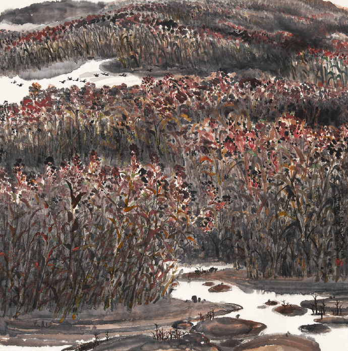 青年艺术家张荣国山水画作品欣赏,张三友的画价格