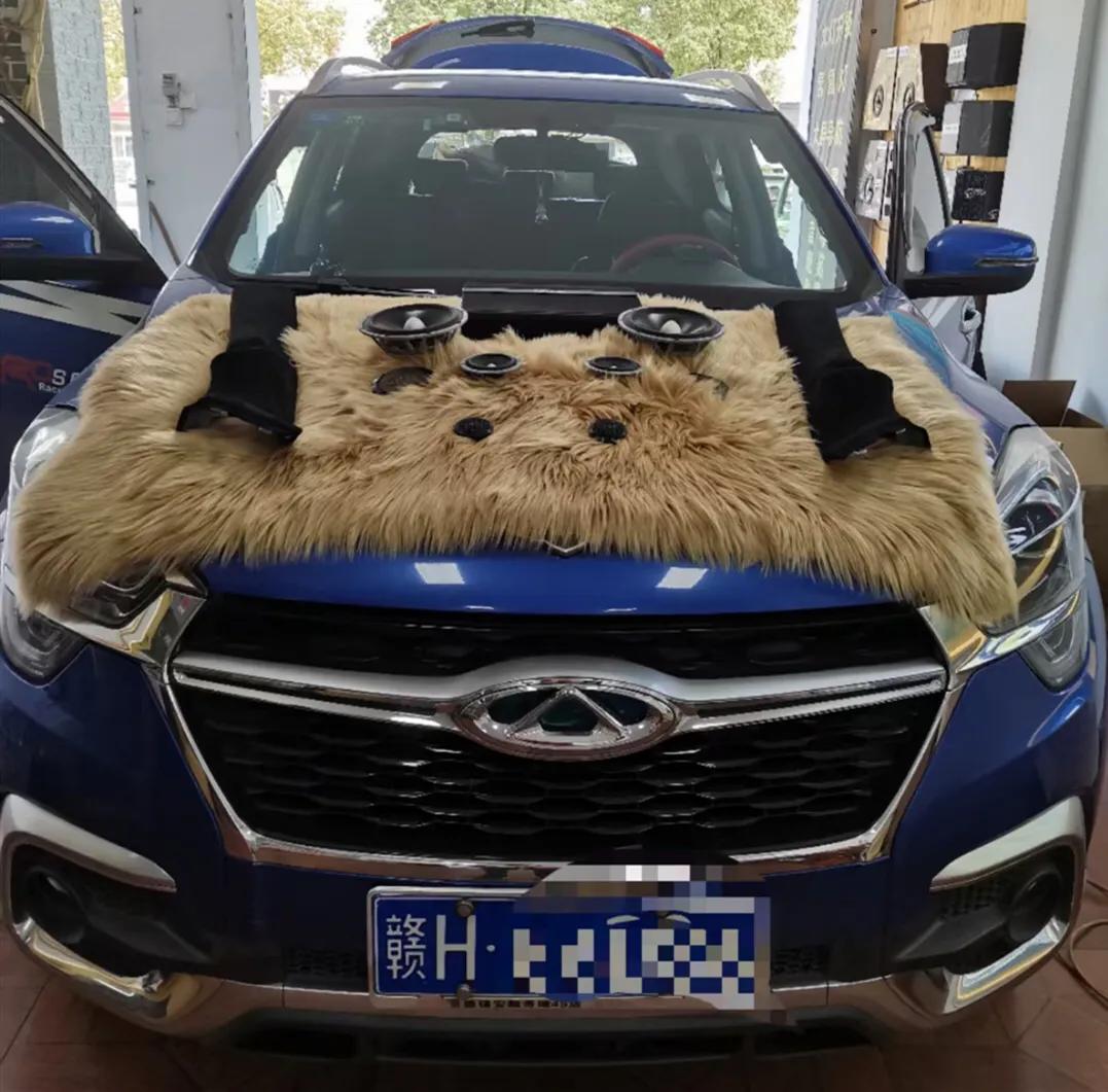 奇瑞瑞虎12年款改音响,瑞虎主动三分频汽车音响改装