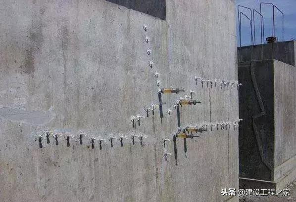 混凝土墙体结构裂缝的处理方法,建筑混凝土结构裂缝