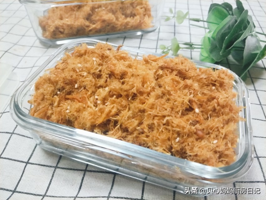 鸡肉松怎么做能蓬松8个月宝宝吃,肉松小贝的胚子怎么做会很蓬松