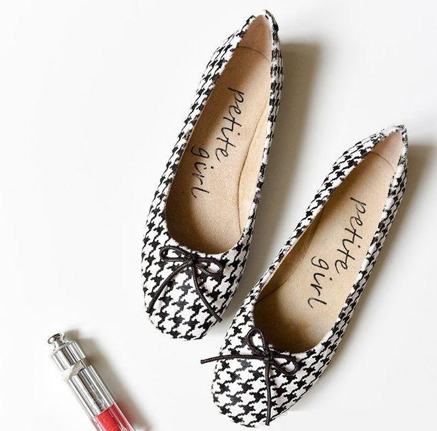 昆凌同款，千鸟格纹英伦风单鞋！千鸟格纹放在鞋子上一样好看