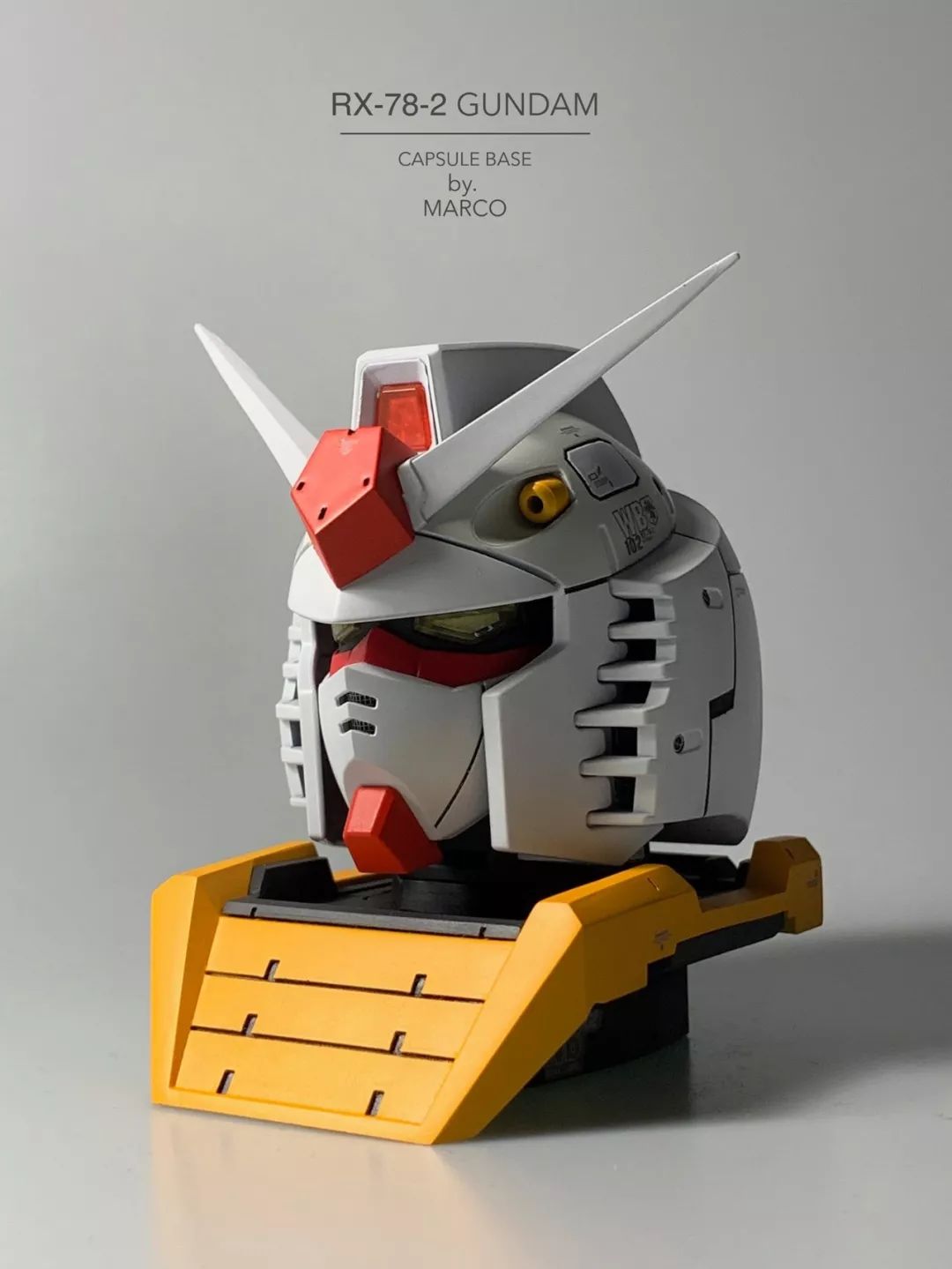 顶级高达模型自制,自制高达石像模型