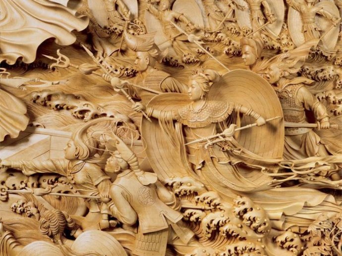 中国四大木雕精品欣赏：东阳木雕