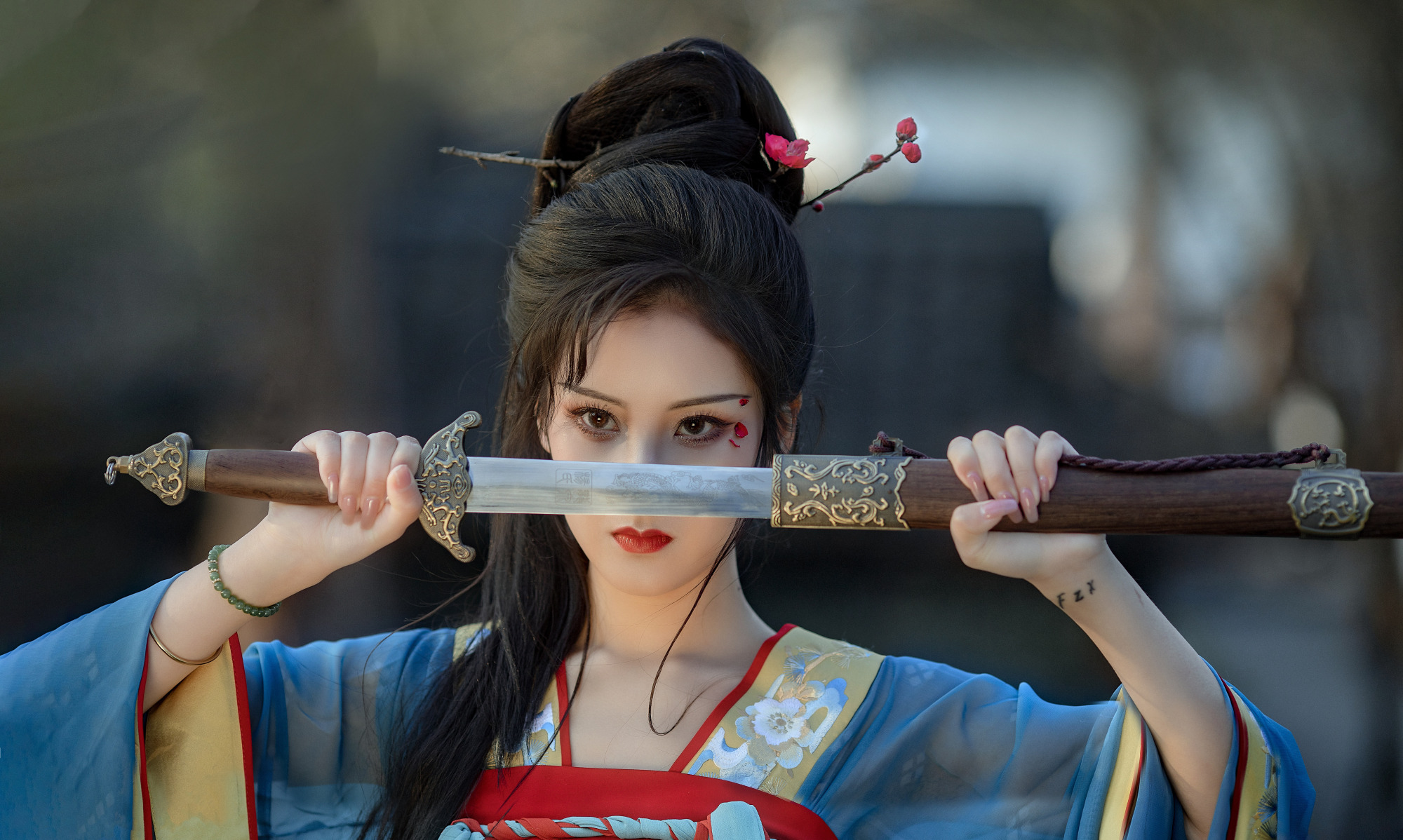 真正的汉服风女孩,汉服穿在身上满满的温婉古典风