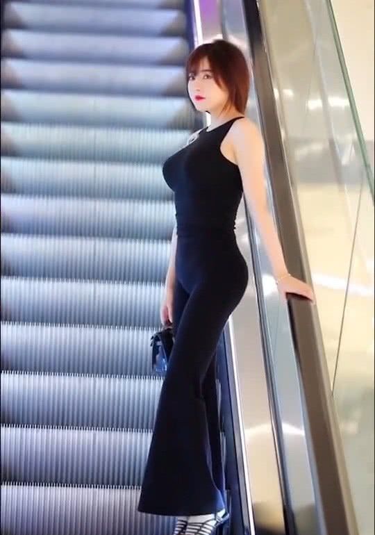 街头微胖女,微胖显瘦裤子中年妇女