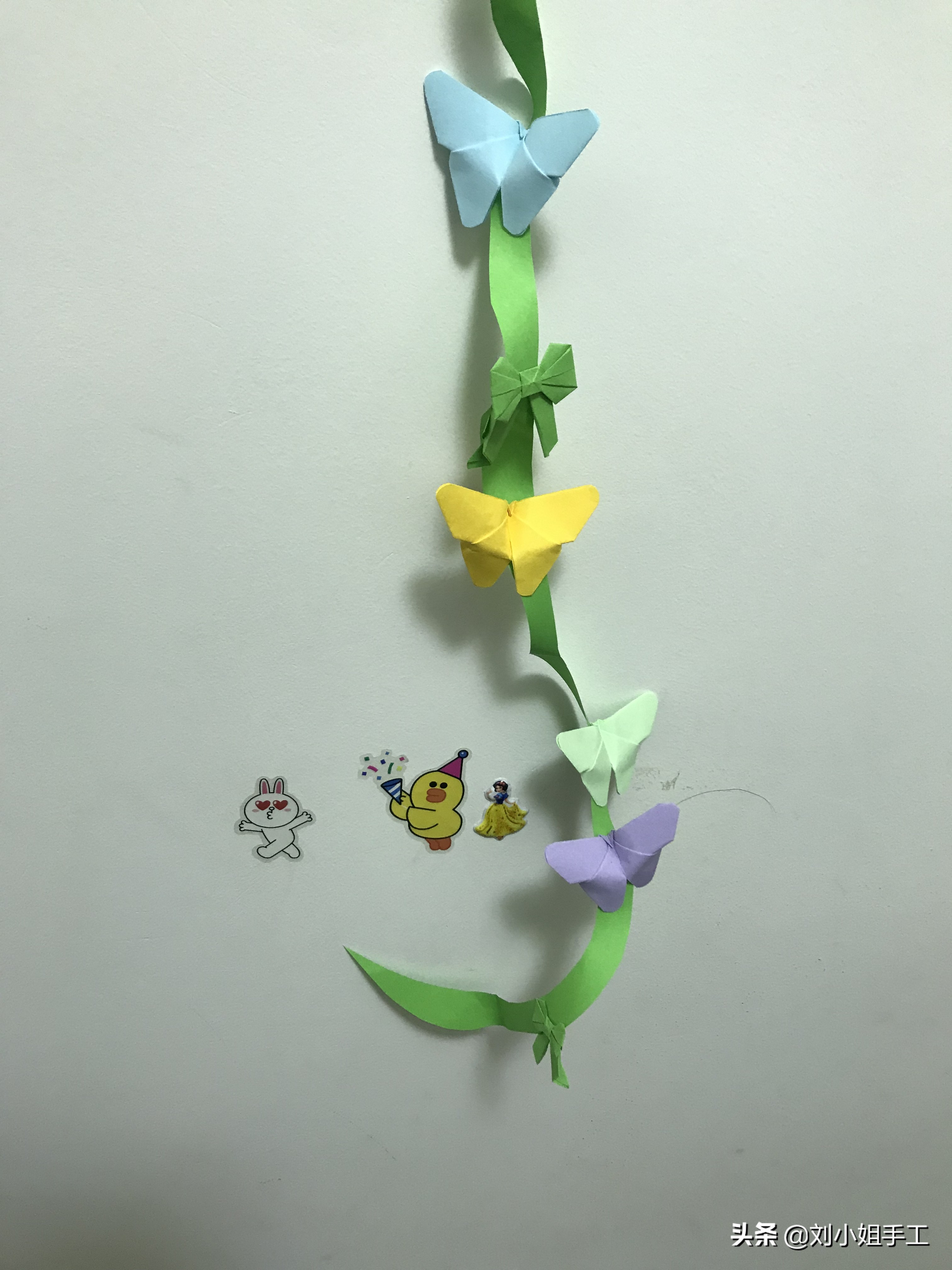 简单的蝴蝶折纸戒指,会飞蝴蝶简单折纸