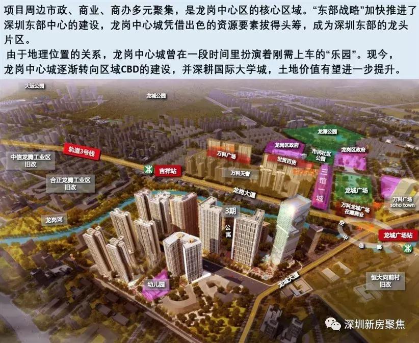 龙岗中心城万科公寓,龙岗金地龙城中央写字楼