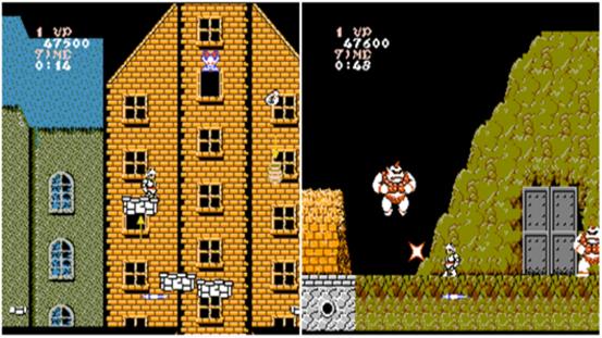 经典fc游戏通关魔界村,fc版魔界村