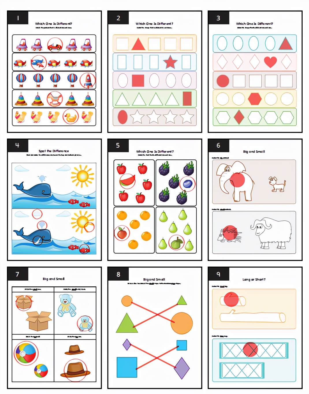 MTSPreschoolMath数学启蒙练习册附参考答案