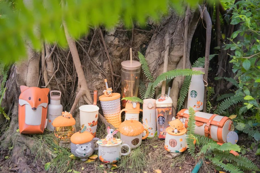 星巴克杯子2020圣诞双杯礼盒,星巴克2023中秋杯子