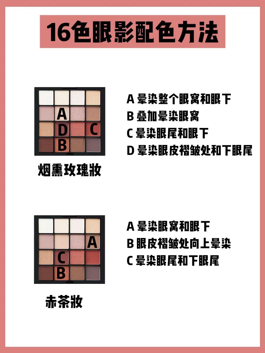 nyx16色眼影盘怎么画烟熏妆,新手nyx眼妆入门教程