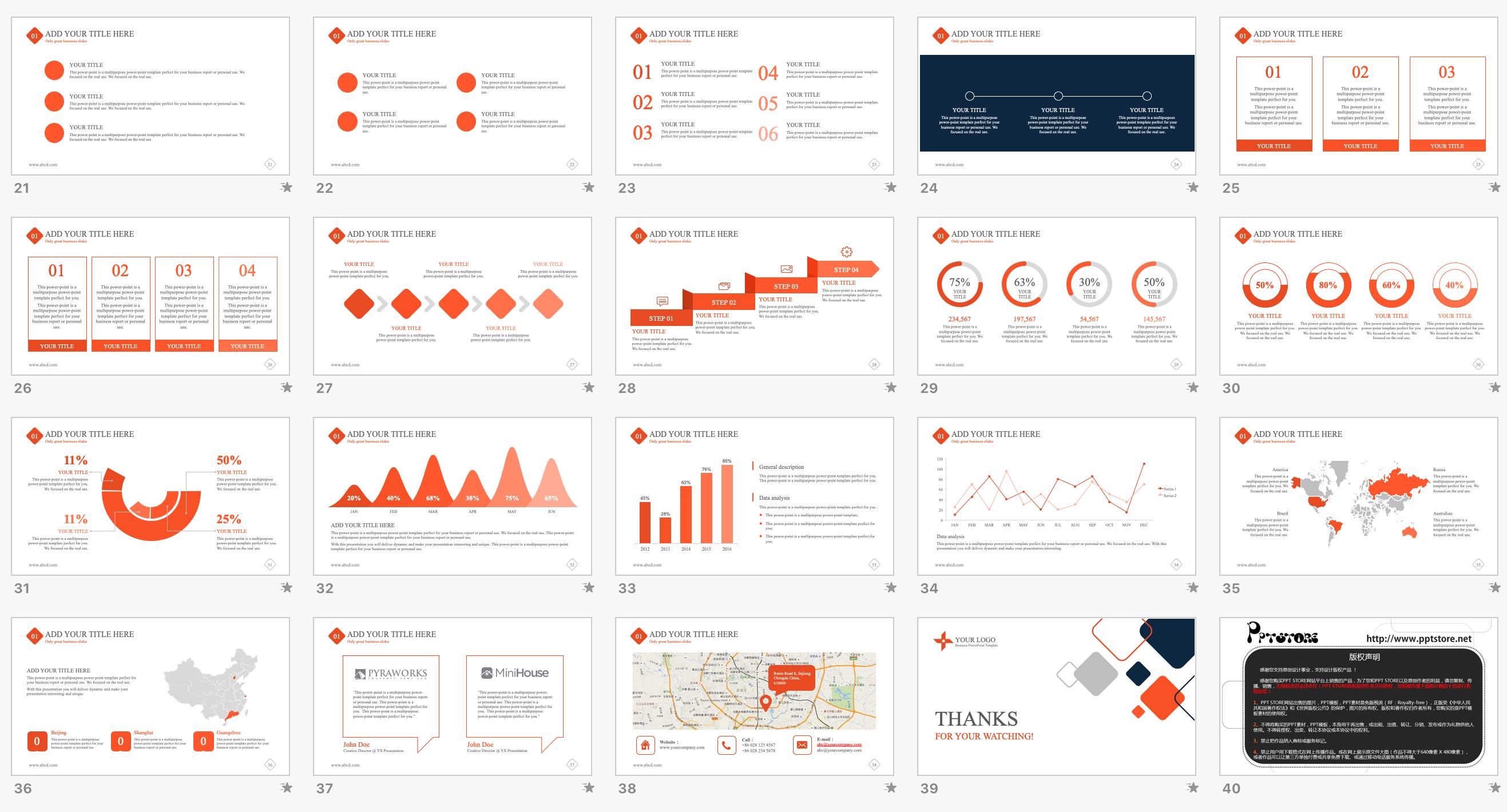 简约大气数据分析ppt模板,ppt数据分析图表模板免费下载