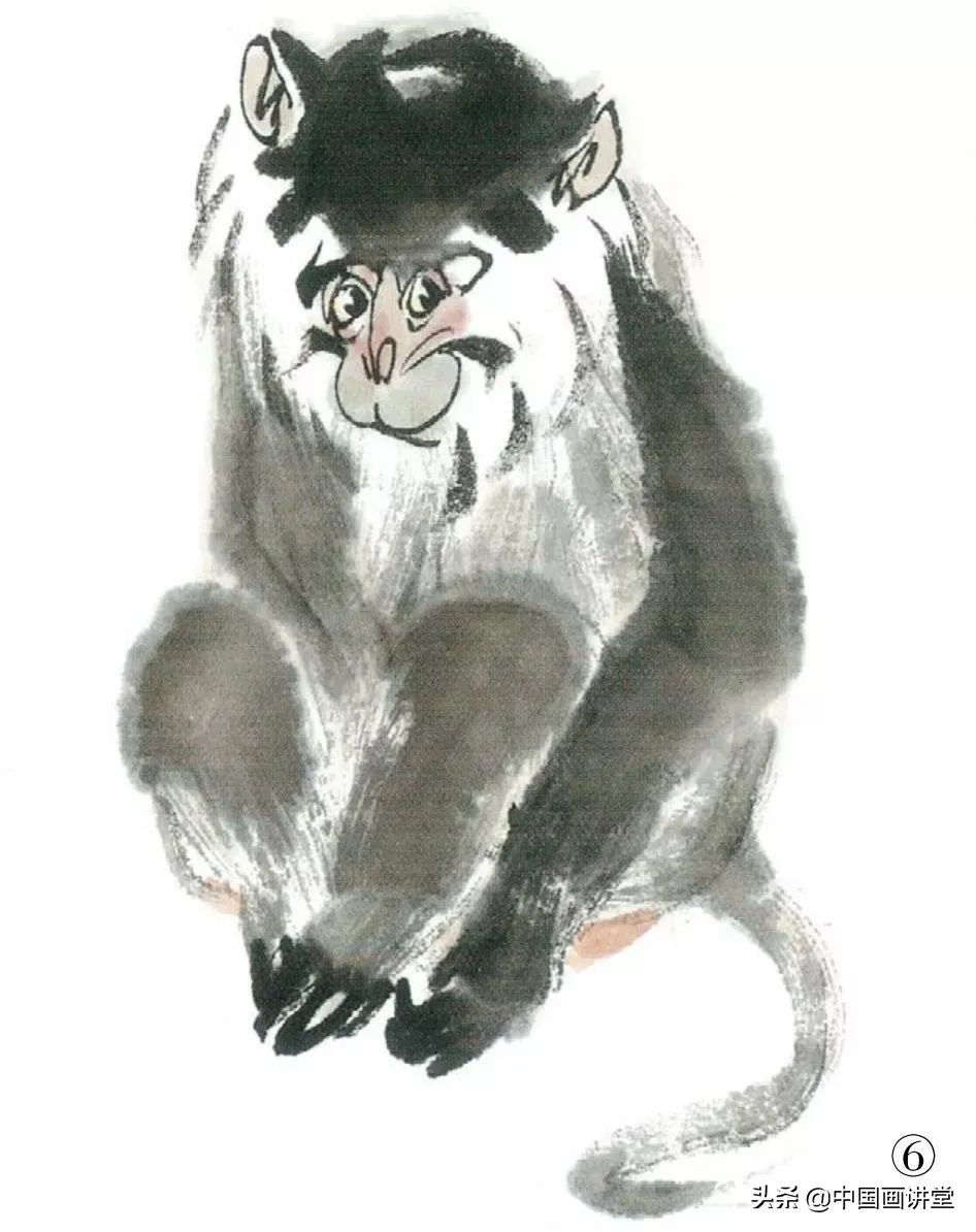 国画猴子有多少画法,国画猴子教学