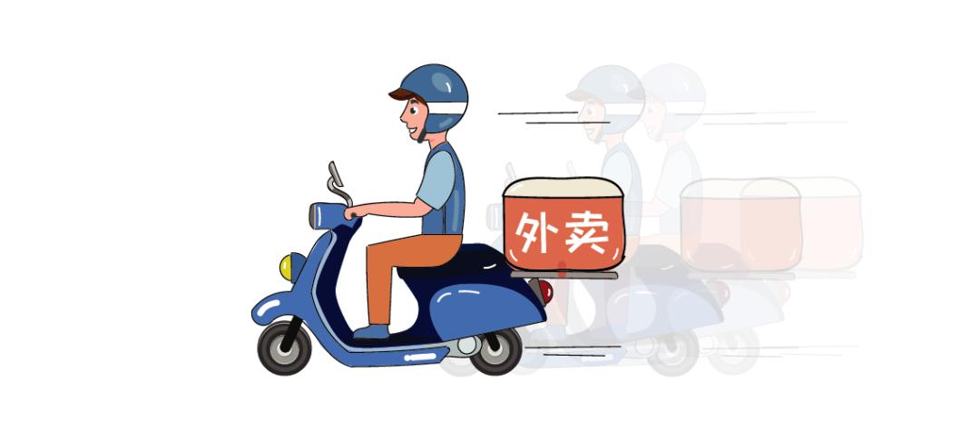 外卖小哥送外卖诡异的事情漫画,漫画里的外卖小哥