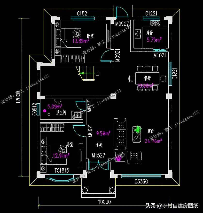农村三层别墅图片大全带大露台,农村最简单的三层别墅带露台