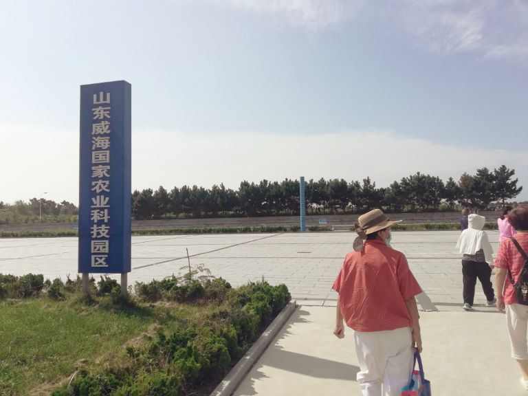 荣成石岛海参基地,参观海参产业园基地