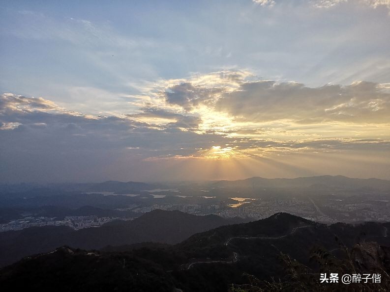 深圳大羊台风景,深圳阳台山看日落