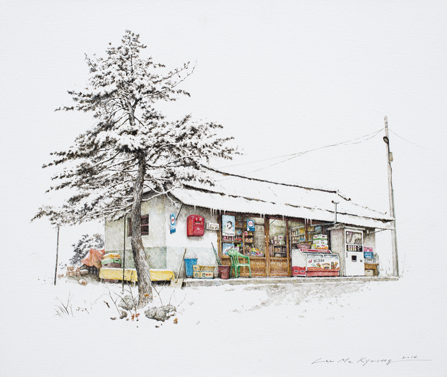 韩国艺术家的生活插画,韩国插画师风格