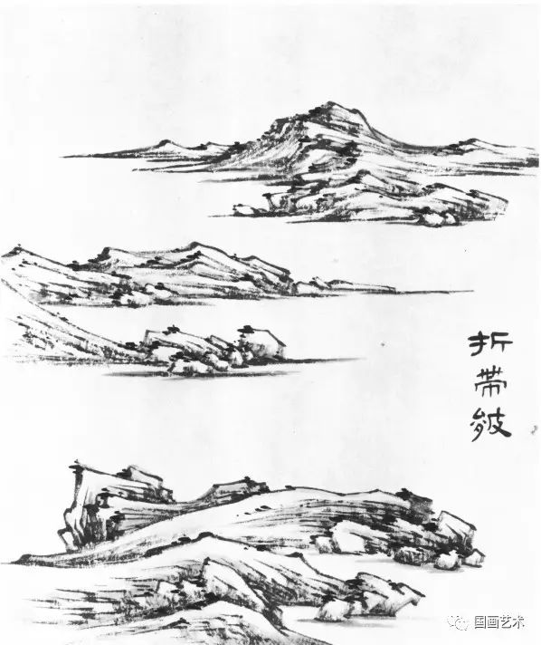 山水画基础技法山石,墨香书画轩山水画技法视频