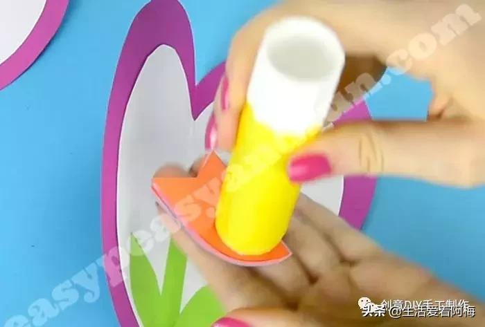 女儿亲手给老师做的教师节贺卡,老师你辛苦了教师节贺卡手工制作