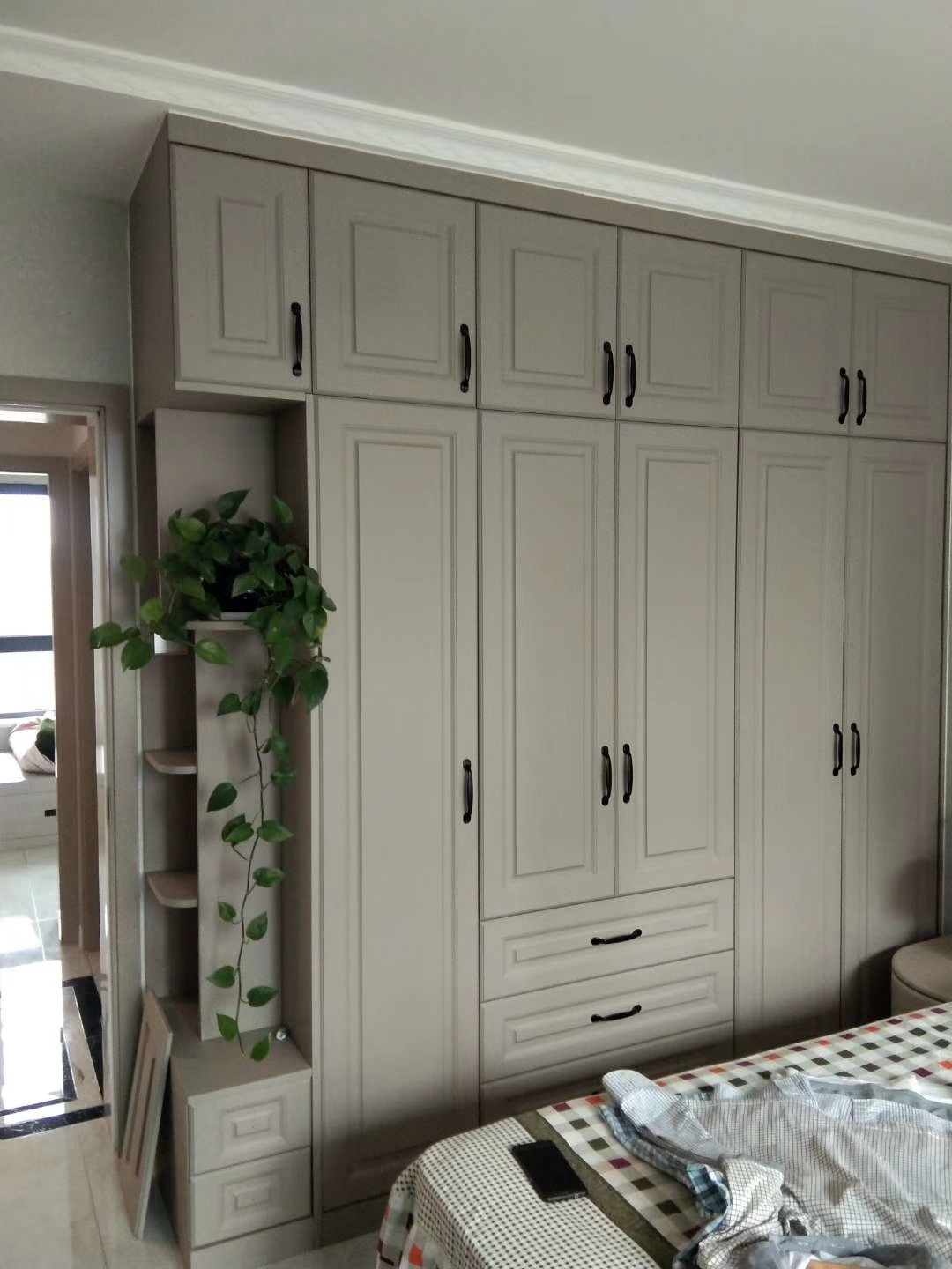 房梁装修设计,全屋定制有梁怎么做柜子