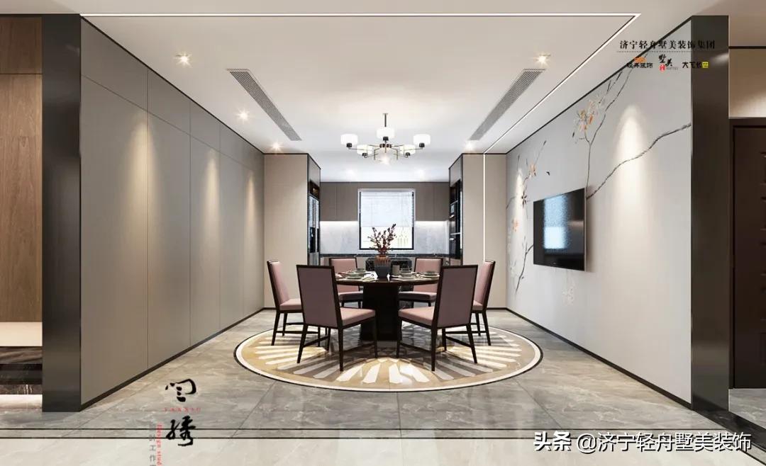 济宁森泰上院装修效果图,森泰上院268平方室内设计