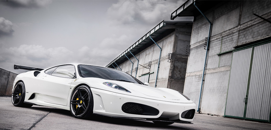 法拉利f430改碳纤维,novitec套件法拉利