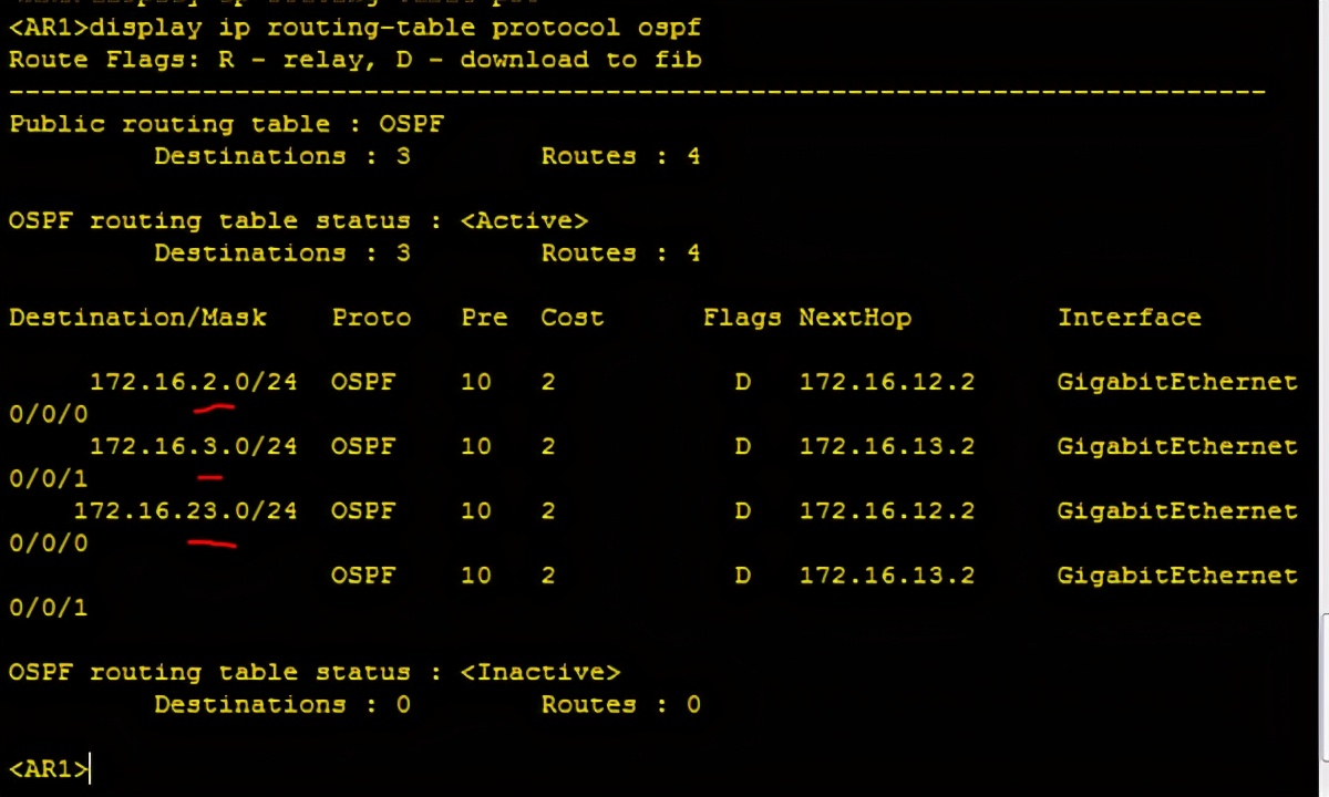 华为交换机连路由器ospf配置,华为ospf路由配置实例