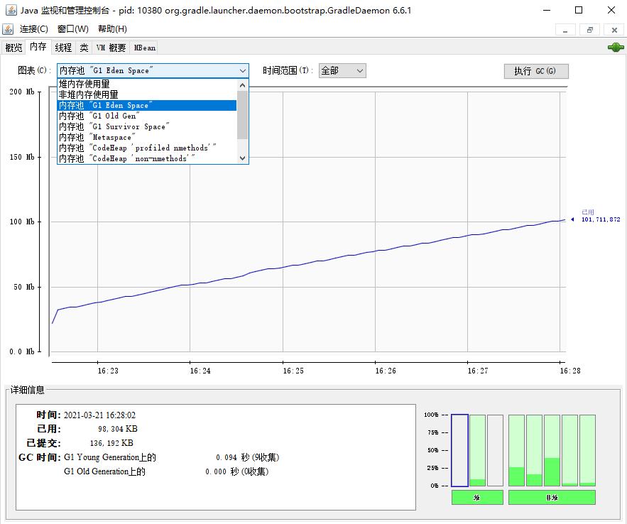 常用的清除gc方法,查看gc情况的命令