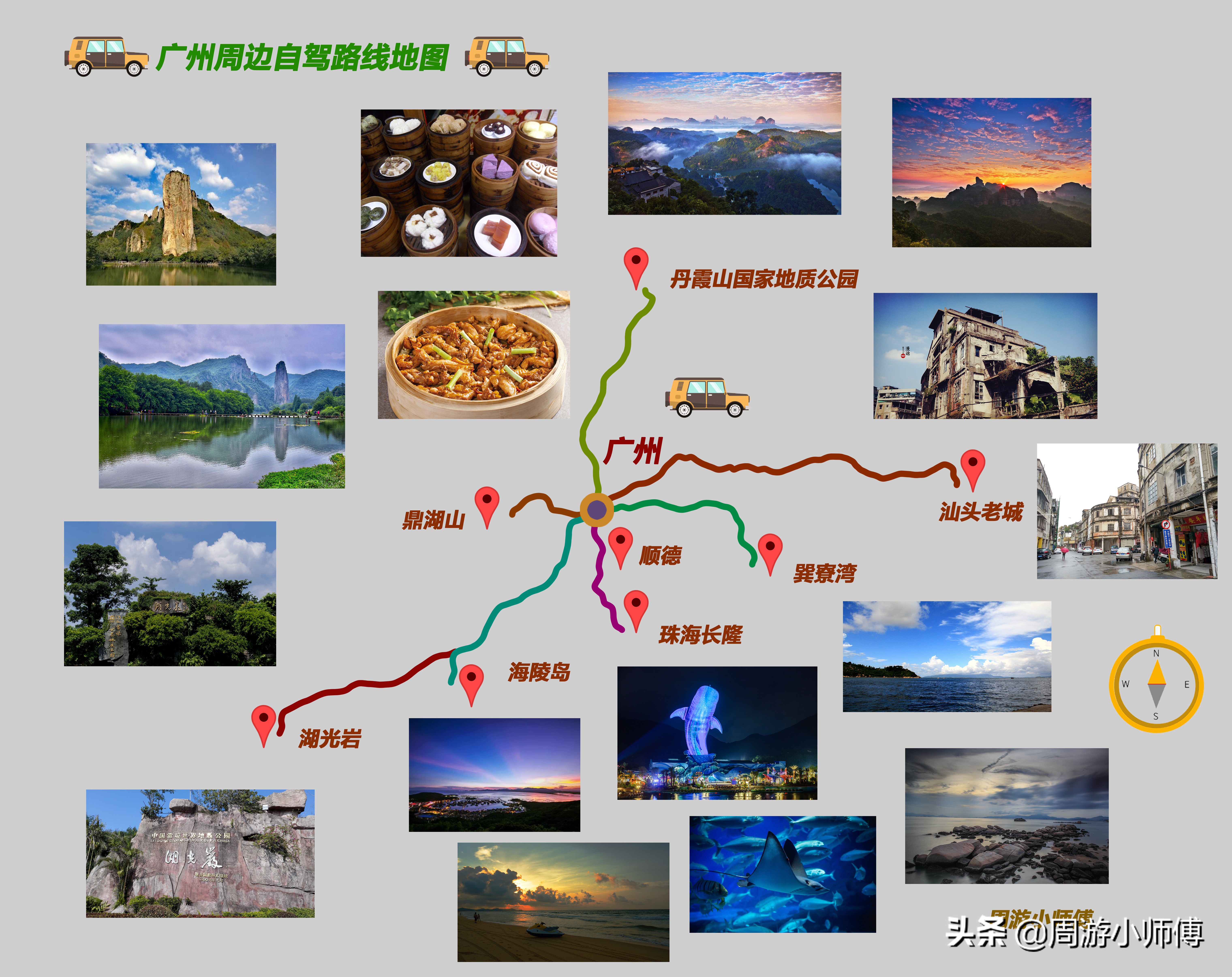 中国最受欢迎的十大自驾路线top1,中国最详细自驾路线攻略图