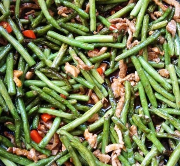 大厨豆角的做法,大厨教做豆角