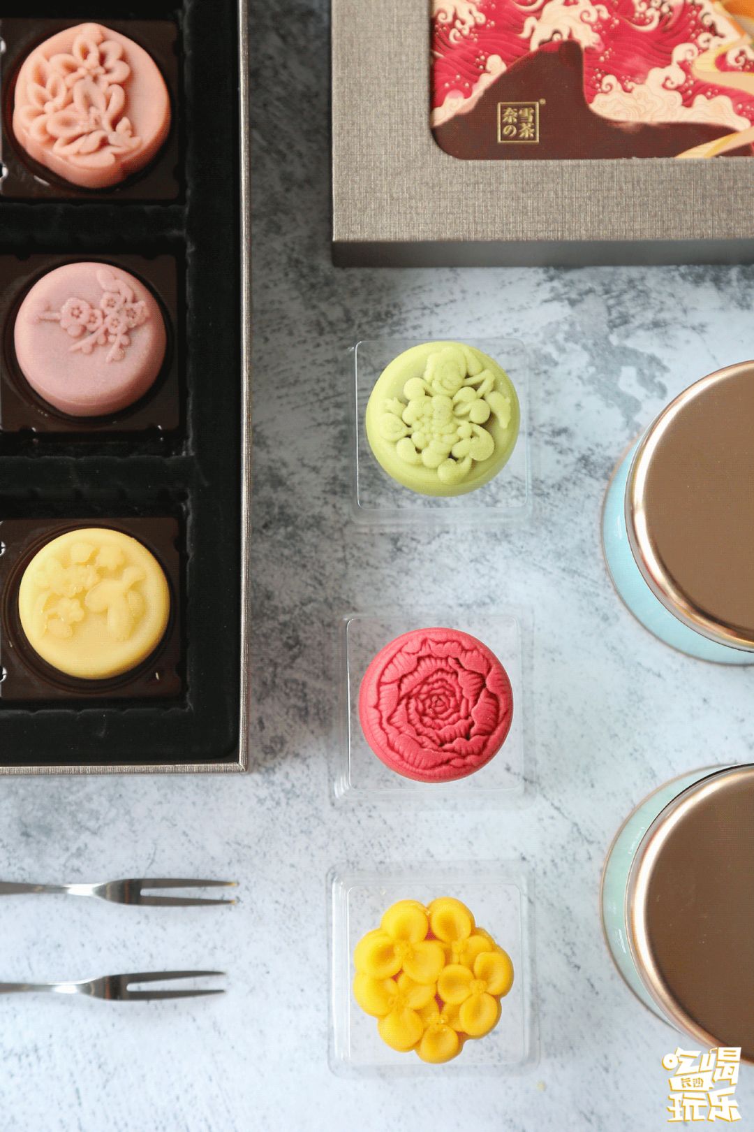 最好吃的月饼健康解馋,吃各种各样的超多月饼全部吃完