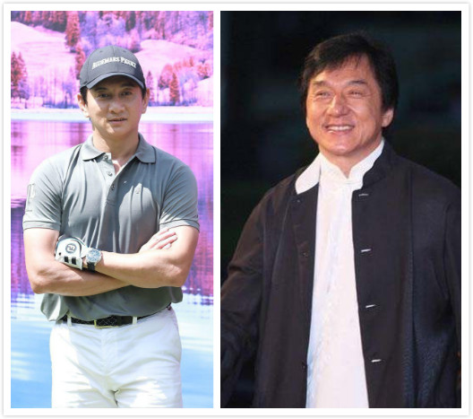 吴奇隆撞脸成龙对比照,为啥吴奇隆老了跟成龙有点像