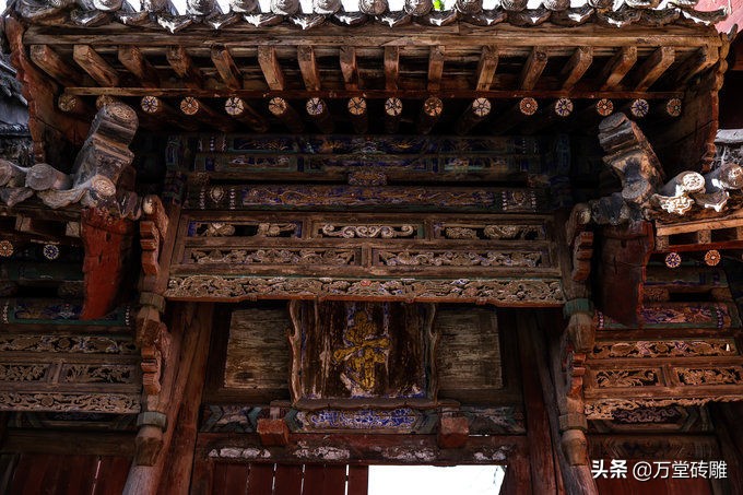 山西佛光寺里的壁画,山西的明清古建里面的壁画