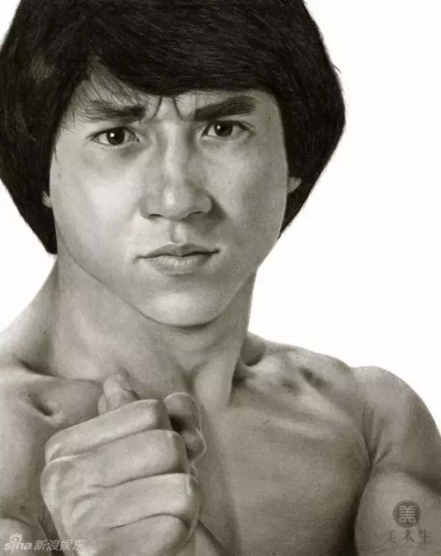 明星素描图片大全大图,画明星素描视频教程