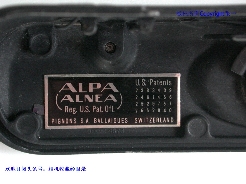 瑞士制造的“名机”：阿尔帕AlpaReflexMod.5型单反照相机