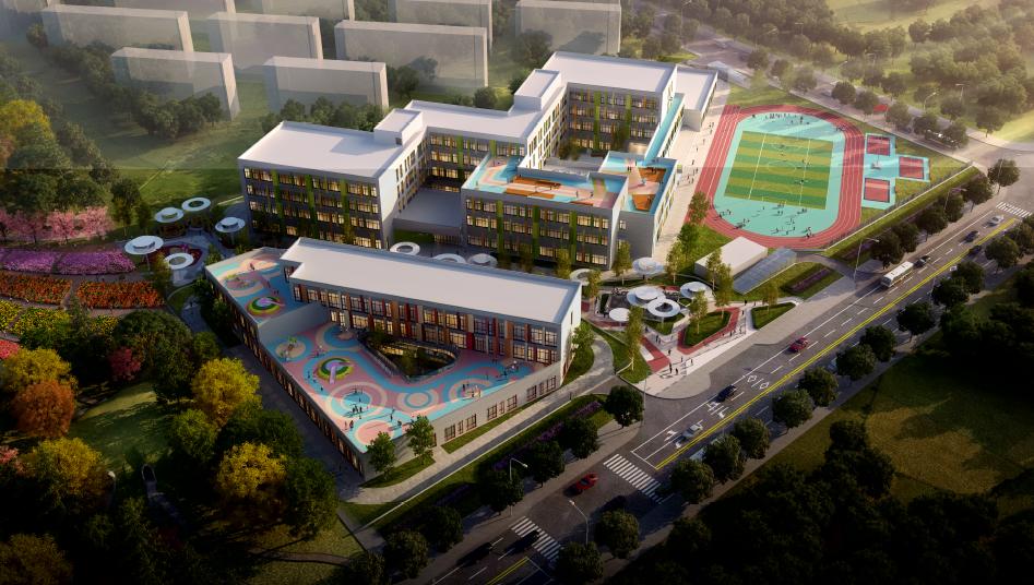生态城将要建成的学校,生态城实验小学周边规划图