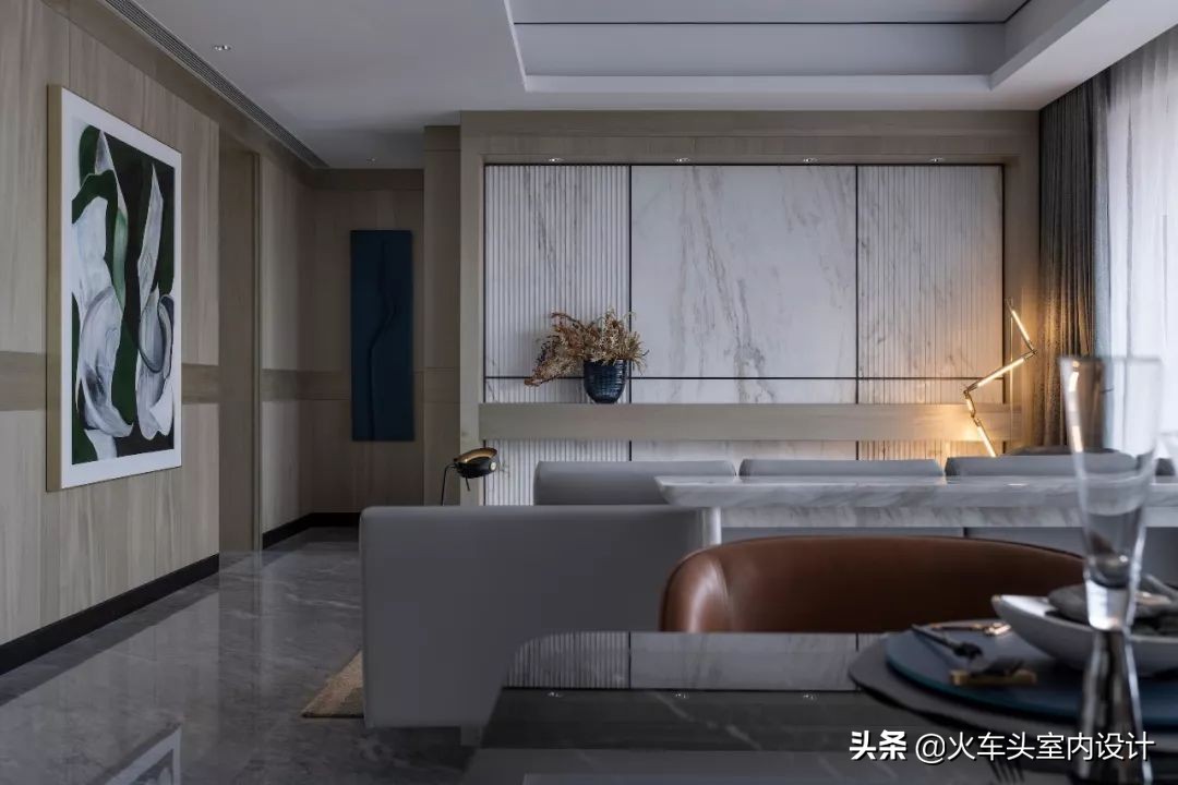 意式顶级轻奢风样板房,意式轻奢样板间