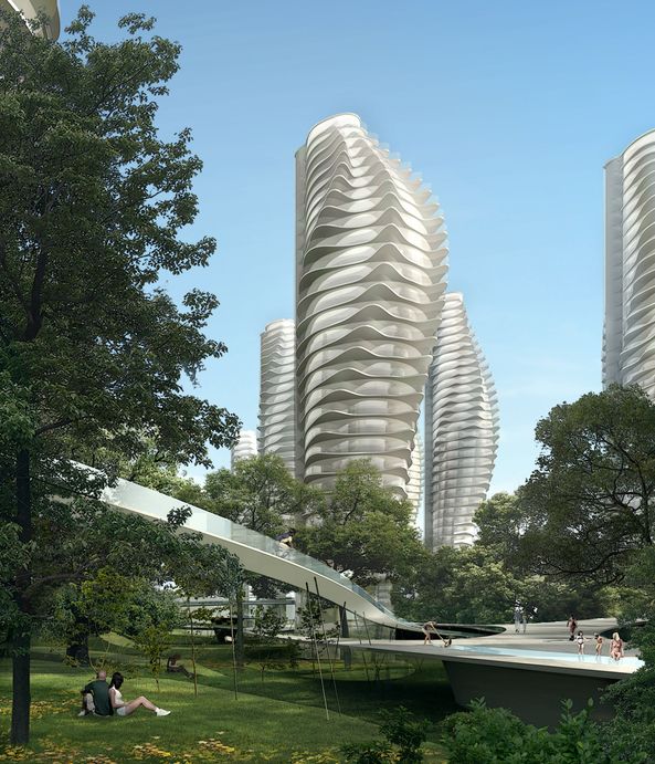 异形建筑效果图,异形建筑平面