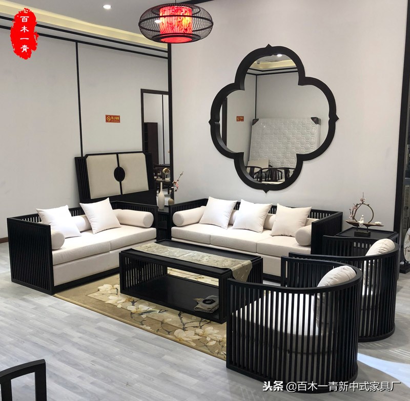 禅意新中式家具沙发,布艺沙发新中式风格